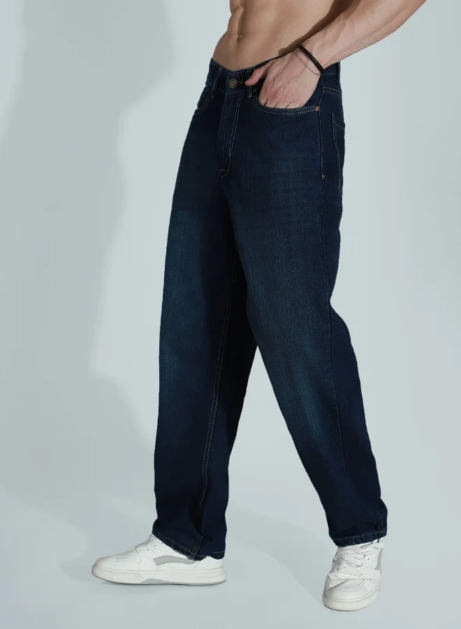 HIGH STAR Mens Blue Jeans