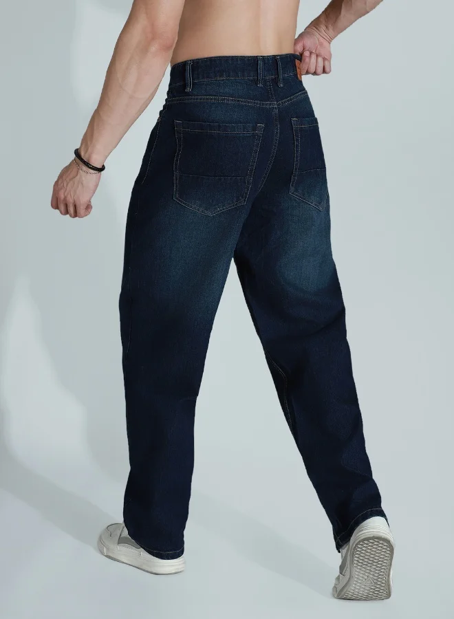 HIGH STAR Mens Blue Jeans