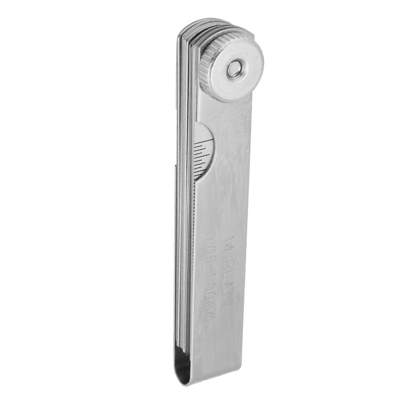 75mm Stainless Steel Feeler Gauge Ruler Welding Inspection Tool (0.05-1.00mm) - Image 3