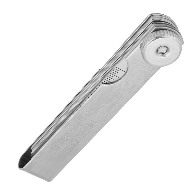 75mm Stainless Steel Feeler Gauge Ruler Welding Inspection Tool (0.05-1.00mm) - Image 4