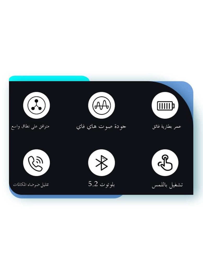 الهواء موصل سماعة بلوتوث ، مع ENC المزدوج مارك تكنولوجيا الحد من الضوضاء ، 16 ملم ملف متحرك ، 6 د ستيريو الصوت المحيطي ، HIFI عالية الدقة جودة الصوت ، IPX5 للماء ، حوالي 12 ساعة - Image 3