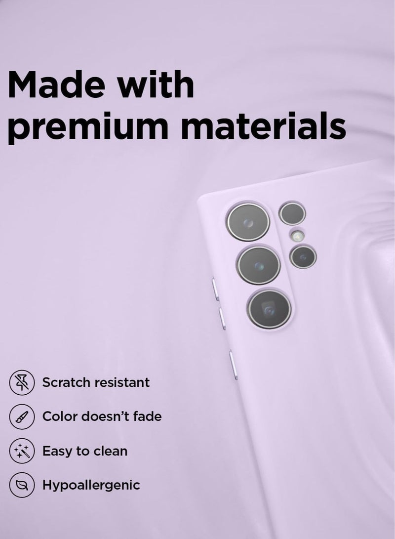 Elago Silicone for Samsung Galaxy S24 Ultra Case Cover - Lavender - Image 4