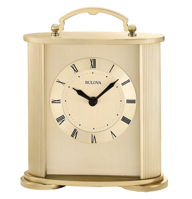 Bulova Clocks B1719 Arthur Brushed Gold 65H x 55 W x 225 D