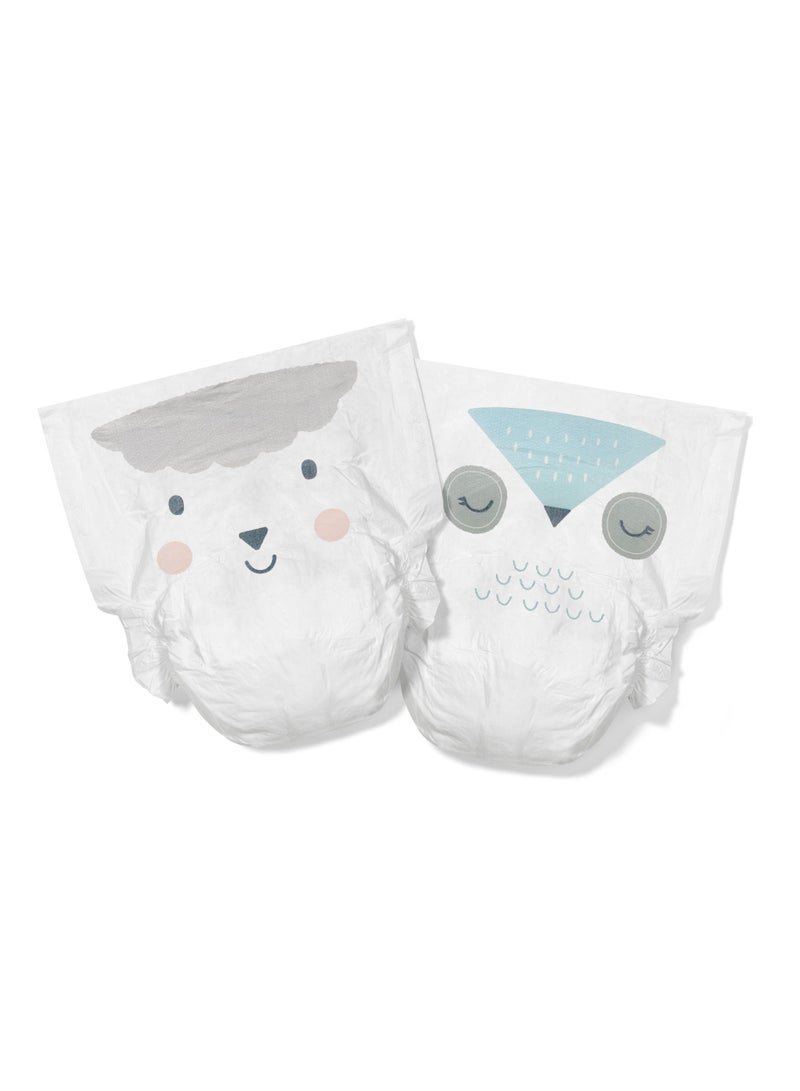 KIT & KIN Baby Diapers For New Born Size 1, 2-5Kg (4-Pack | 152 Counts) Flash Dry Superior Leak Protection Disposable Diapers | Hypoallergenic Skin Protection Diapers Size 1 - Image 5