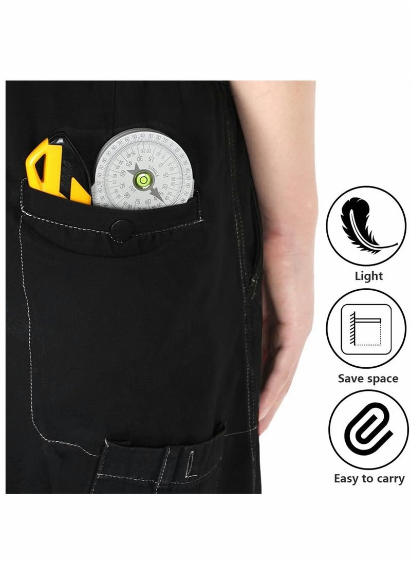 Y&D - Miter Saw Protractor 360° Portable Angle Finder Plastic Digital Detection Ruler Rustproof Scale Accuracy Measuring Tool for Carpenter Joiner Plumber Building Trades - Image 1