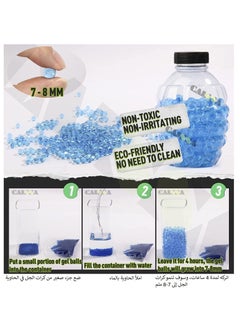Generic Electric Gun Mini AK47 Blaster Gel Water with 1000 Eco Friendly Crystal Balls  - Image 2