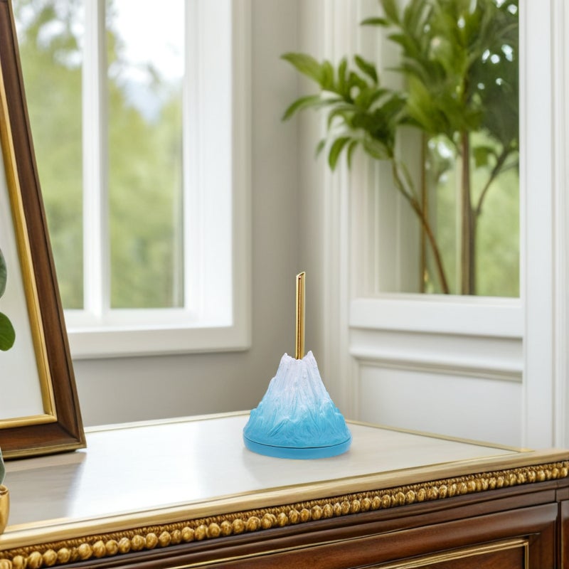 Volcano Incense Burner: Resin Craft Ornament - Aromatherapy Cone Holder for Home Decor Desktop Tabletop Centerpiece - Image 3