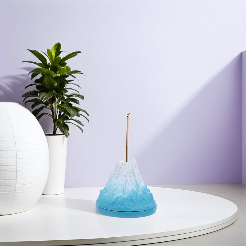 Volcano Incense Burner: Resin Craft Ornament - Aromatherapy Cone Holder for Home Decor Desktop Tabletop Centerpiece - Image 5