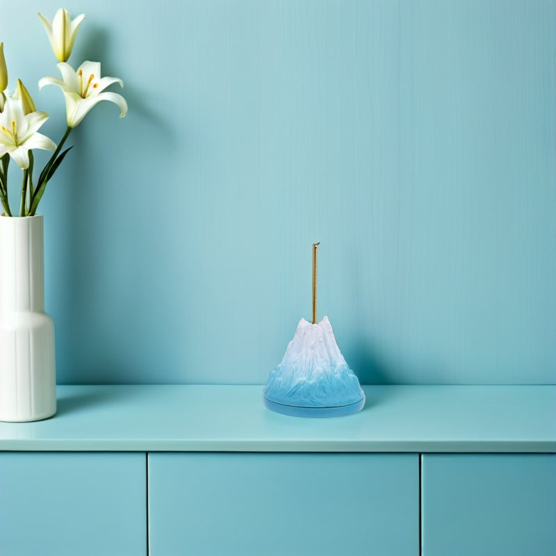 Volcano Incense Burner: Resin Craft Ornament - Aromatherapy Cone Holder for Home Decor Desktop Tabletop Centerpiece - Image 4