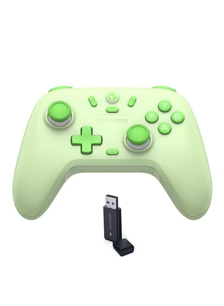 GameSir Nova Lite 2.4g Wireless Controller for Windows PC, iPhone, Android, Switch & Steam Deck, Bluetooth Controller Gamepad with Hall Effect Trigger,Turbo,Rumble Vibration (green) - Image 1