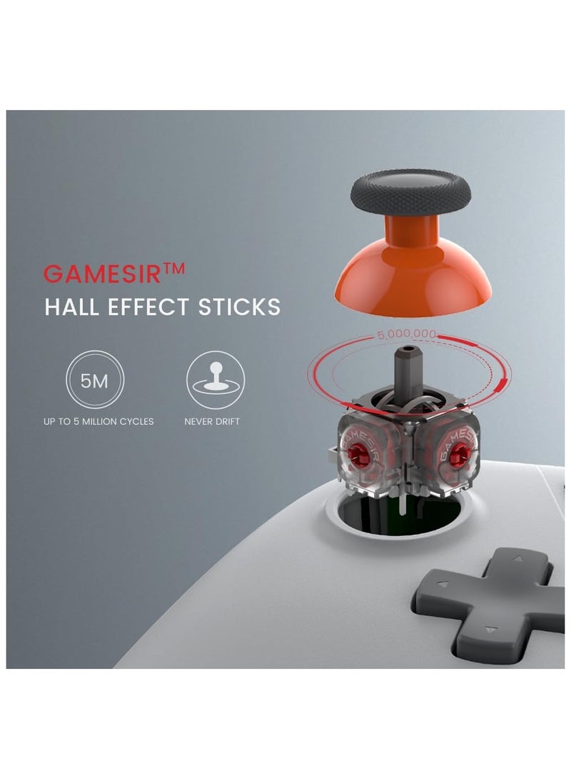 GameSir Nova Lite 2.4g Wireless Controller for Windows PC, iPhone, Android, Switch & Steam Deck, Bluetooth Controller Gamepad with Hall Effect Trigger,Turbo,Rumble Vibration (green) - Image 3