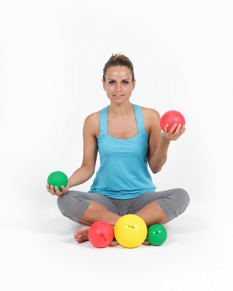 KETTLER Gymnic Heavymed 2 Medicine Ball, 15cm/2 kg/4.4 lb, Yellow - Image 4