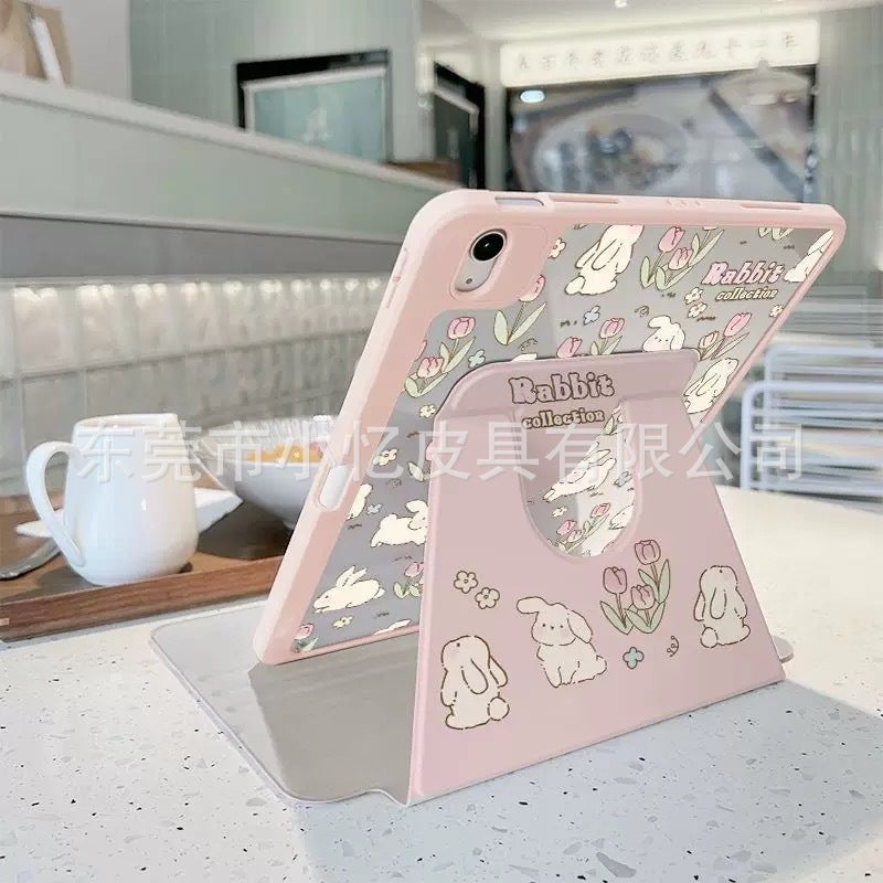 Factory 720 Rotating Tri-Fold Ipad10 Protective Cover 10.2 Rotating Air4567 With Pen Slot Pro11 - Image 2
