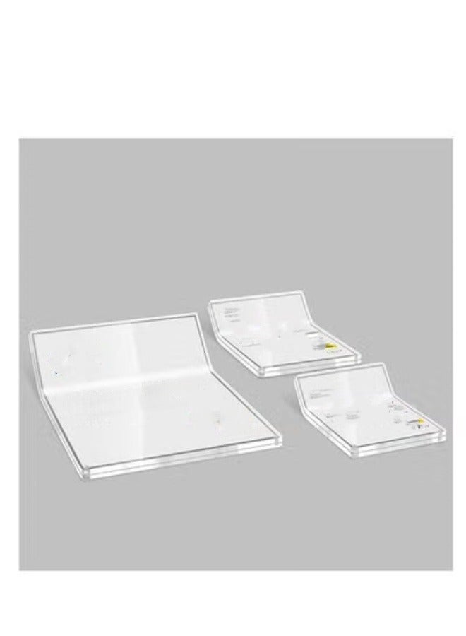 Eckek حامل بطاقة السعر الأكريليكي إيكك لعرض العلامات وحامل الإعلانات وحامل بطاقة البيانات - Image 5