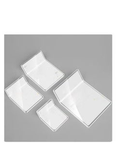 Eckek Eckek Acrylic Label Holder Price Tag Displays Sign Holder Data Card Holder Ads Display Stand  - Image 4