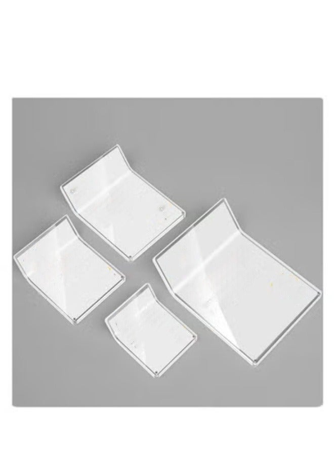 Eckek حامل بطاقة السعر الأكريليكي إيكك لعرض العلامات وحامل الإعلانات وحامل بطاقة البيانات - Image 4