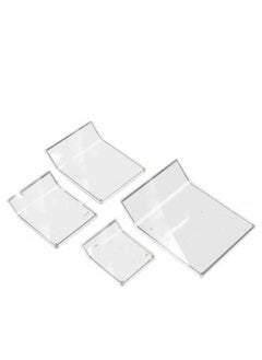 Eckek Eckek Acrylic Label Holder Price Tag Displays Sign Holder Data Card Holder Ads Display Stand  - Image 2
