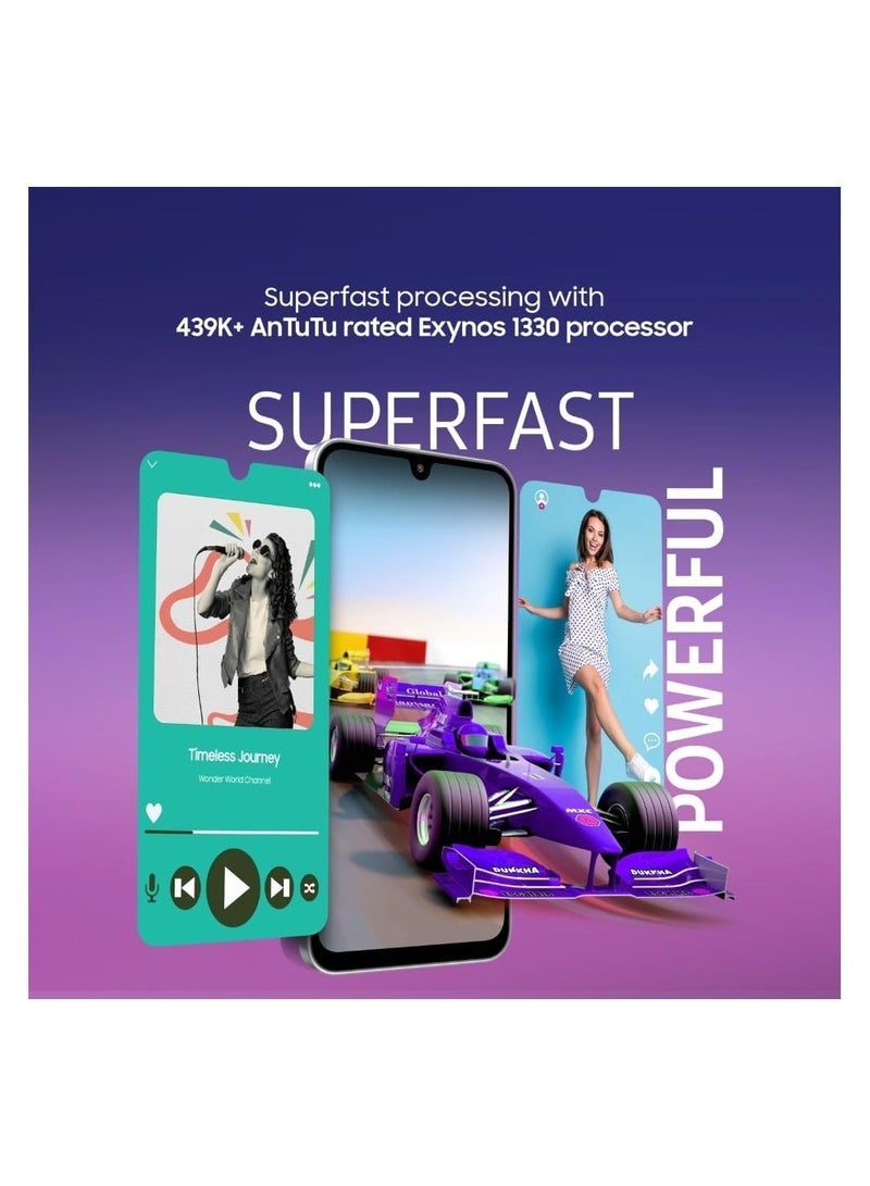 سامسونج هاتف سامسونج جالاكسي F17 5G نيو أسود (ذاكرة وصول عشوائي 4 جيجابايت، سعة تخزين 128 جيجابايت) بنظام أندرويد | يدعم 6 ترقيات لنظام التشغيل | شاشة كبيرة | كاميرا بدقة 50 ميجابكسل مع مثبت بصري للصورة | زجاج غوريلا فيكتوس | مقاوم للغبار والماء بمعيار IP54 - Image 2