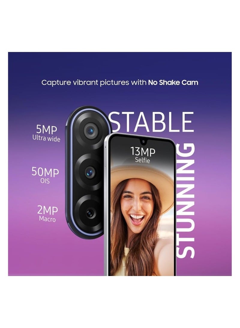 سامسونج هاتف سامسونج جالاكسي F17 5G نيو أسود (ذاكرة وصول عشوائي 4 جيجابايت، سعة تخزين 128 جيجابايت) بنظام أندرويد | يدعم 6 ترقيات لنظام التشغيل | شاشة كبيرة | كاميرا بدقة 50 ميجابكسل مع مثبت بصري للصورة | زجاج غوريلا فيكتوس | مقاوم للغبار والماء بمعيار IP54 - Image 3