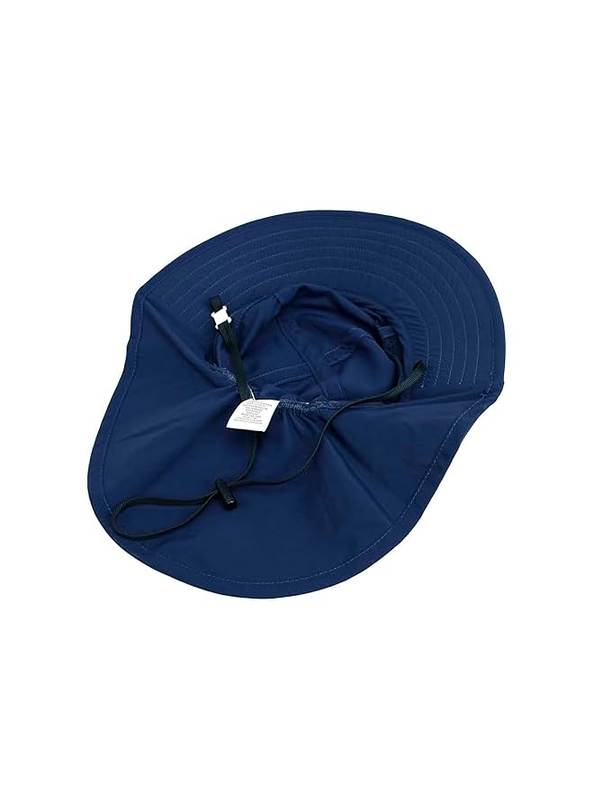 Toddler Kids Girls Boys Sun Hat Summer UPF 50+ Protection Caps Wide Brim Neck Flap Beach Play Hats Age 1-7 Years - Image 5