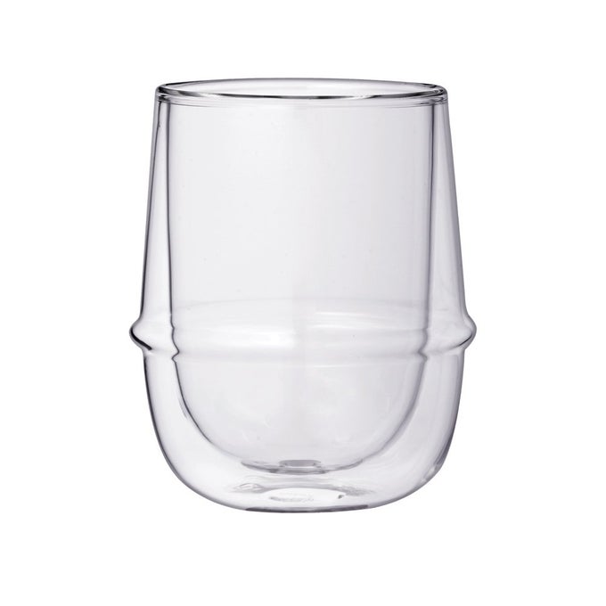 23107 KRONOS DOUBLE WALL COFFEE CUP 85 FL OZ 250 ML HEAT RESISTANT GLASS MICROWAVE AND DISHWASHER SAFE GIFT PRESENT