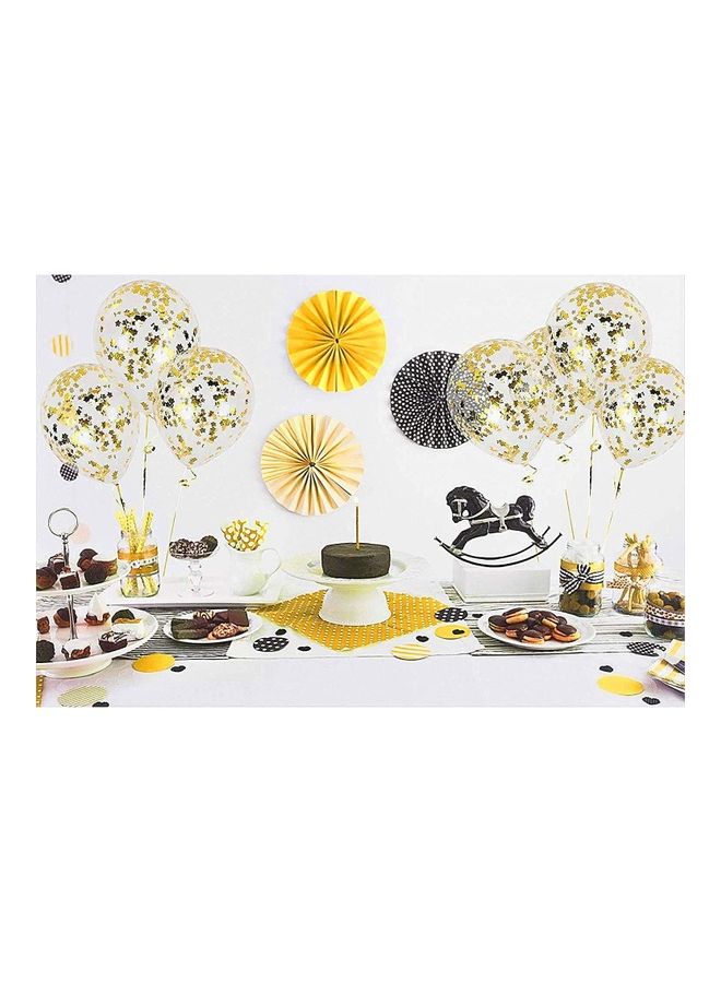 NIBEMINENT 50-Piece Gold Star Confetti Party Balloons 12inch - Image 5