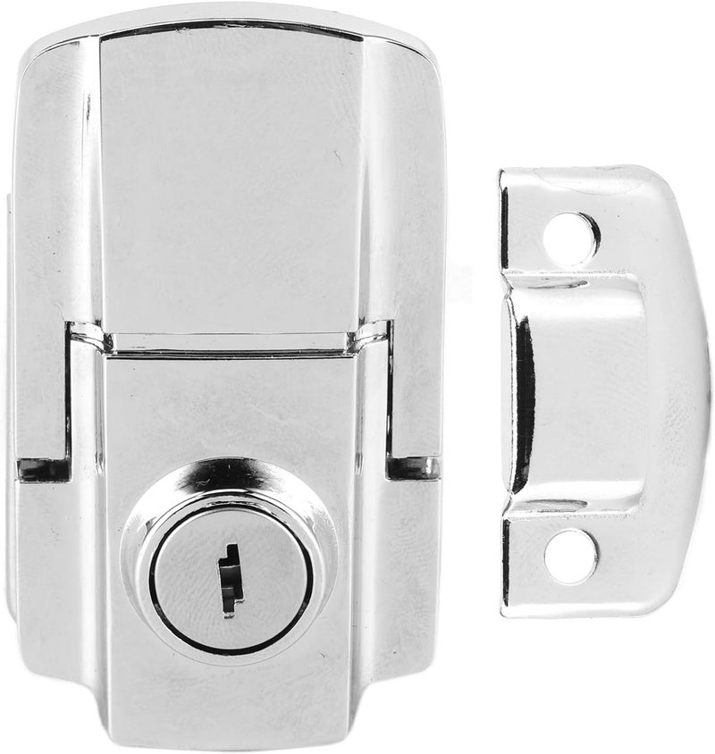 woobles Motorcycle Trunk Lock Iron Motorcycle Rear Trunk Lock Anti‑Theft with 2 Keys Modification Accessories Fit for Big Sheep - Image 1