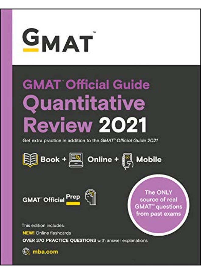 GMAT Official Guide Quantitative Review 2021: Book + Online Question Bank