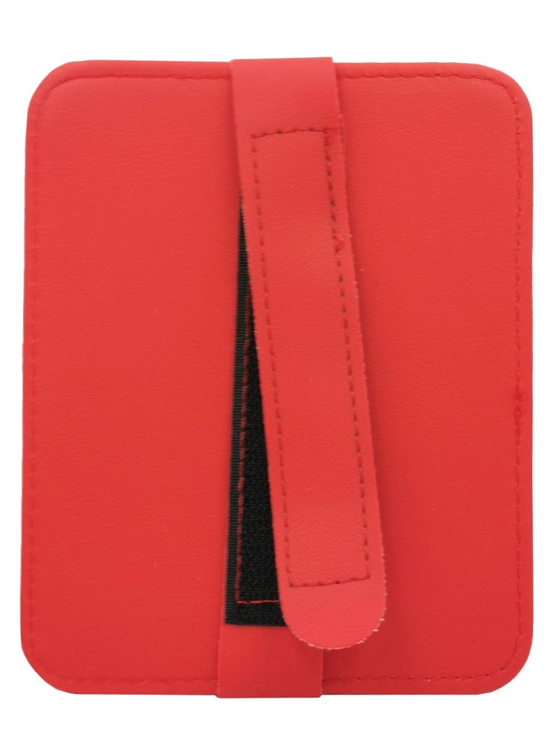 نيسان حامل تذاكر جلدي وحامل نظارات للسيارة ومحفظة بطاقات السيارة ومنظم حاجب الشمس للسيارة نيسان أحمر SV-0002 - Image 3