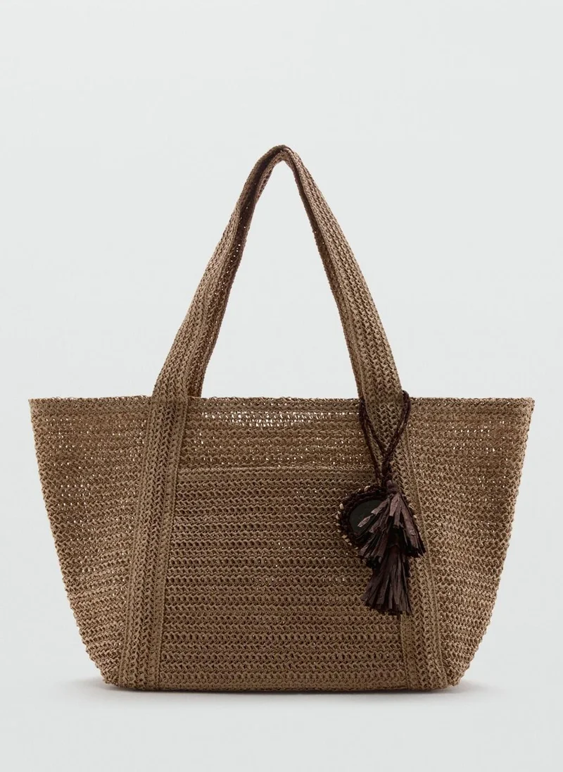 مانجو Natural fibre tote bag