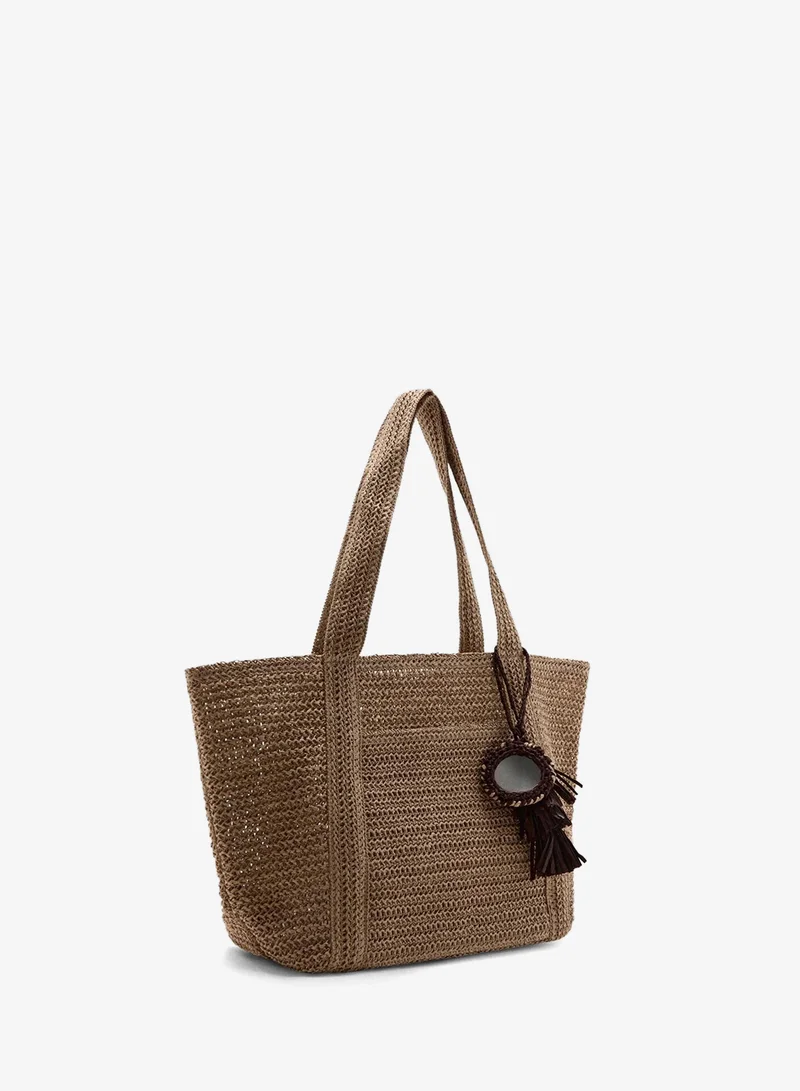 MANGO  Natural fibre tote bag for Women | Best Price UAE