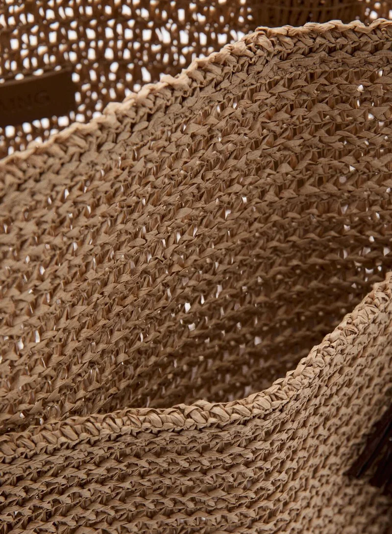 MANGO  Natural fibre tote bag for Women | Best Price UAE