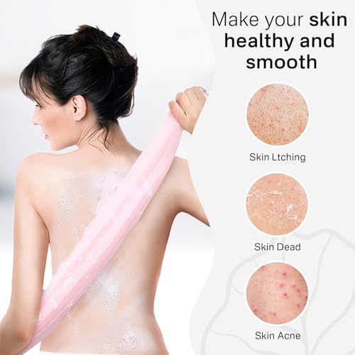 Yiclick Exfoliating Washcloth Towel- Exfoliating Body Scrubber Exfoliator, Back Scrubber for Shower Bath, Exfoliate Rags Wash Cloths, Loofah Lufa Sponge, Body Scrub & Exfoliation Women Men - Image 3