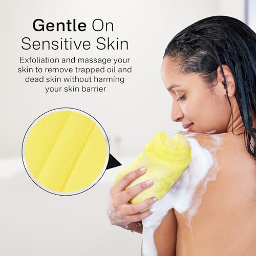 Yiclick Exfoliating Washcloth Towel- Exfoliating Body Scrubber Exfoliator, Back Scrubber for Shower Bath, Exfoliate Rags Wash Cloths, Loofah Lufa Sponge, Body Scrub & Exfoliation Women Men - Image 5
