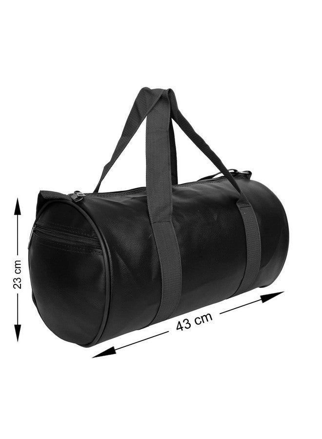 Raisons¬Æ Sports Gym Bag with Shoulder Strap for Men and Women || Black Colour - Image 2