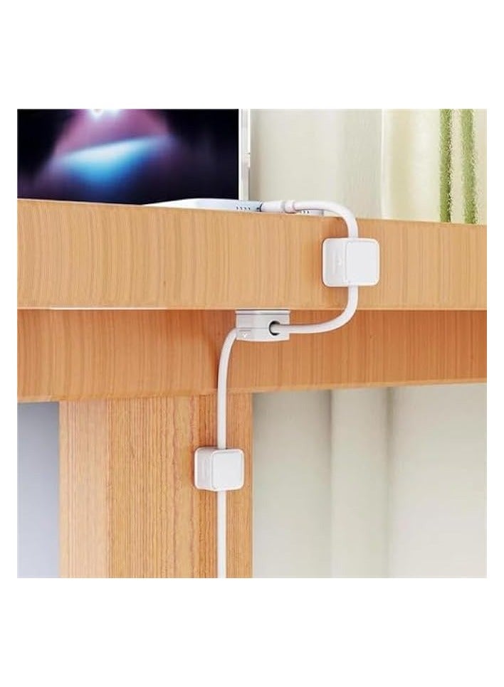 Promass Charging Cable Magnetic Cable Organizer Storage Holder, Uierty Cable Management Artifact, Wire Holder Keeper Organizer, Magnetic Cord Holder Cable Clips, Magnetic Phone Wire Holder (6pcs) - Image 2