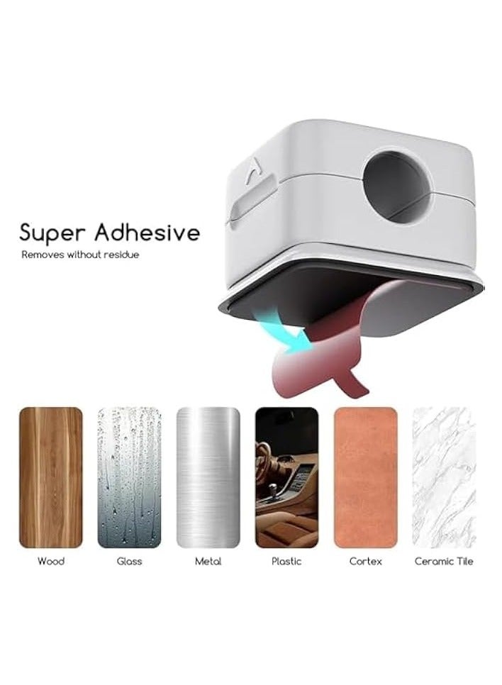 Promass Charging Cable Magnetic Cable Organizer Storage Holder, Uierty Cable Management Artifact, Wire Holder Keeper Organizer, Magnetic Cord Holder Cable Clips, Magnetic Phone Wire Holder (6pcs) - Image 5