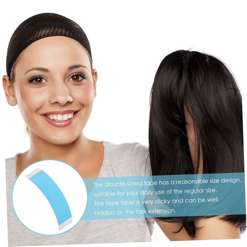 Double Sided Hair Extension Tape 1 Box Waterproof High Adhesive Wig Strips for Women for Secure Hairpieces and Wigs Strong Hold for Daily Use - Image 3