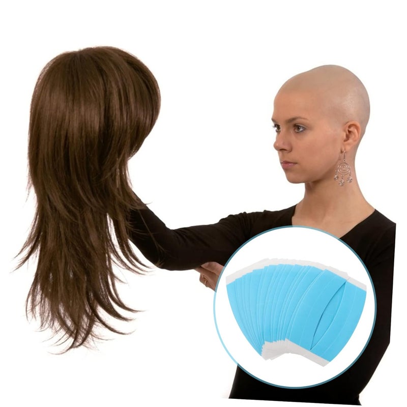 Double Sided Hair Extension Tape 1 Box Waterproof High Adhesive Wig Strips for Women for Secure Hairpieces and Wigs Strong Hold for Daily Use - Image 2