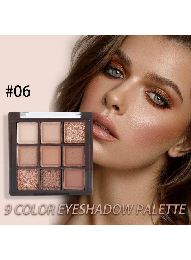 CAKAILA 9Color Brown Bronze Nude Neutral Eye Shadows Palette Makeupshimmer Matte Korean Natural Smokey Naked Brown Eyeshadow Palettehighly Pigmented Naturinglooking Long Lasting Waterproof Blendable  - Image 3