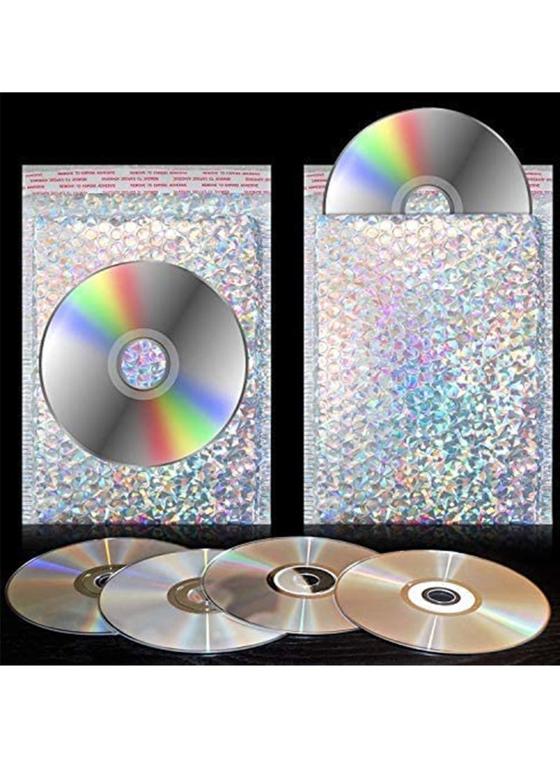 Bubble Mailers Holographic Bubble Mailers Padded Envelopes Self Sealing Cushion Envelopes for Mailing, Shipping and Packing 30 Pcs, 11 x 7 Inch - Image 2