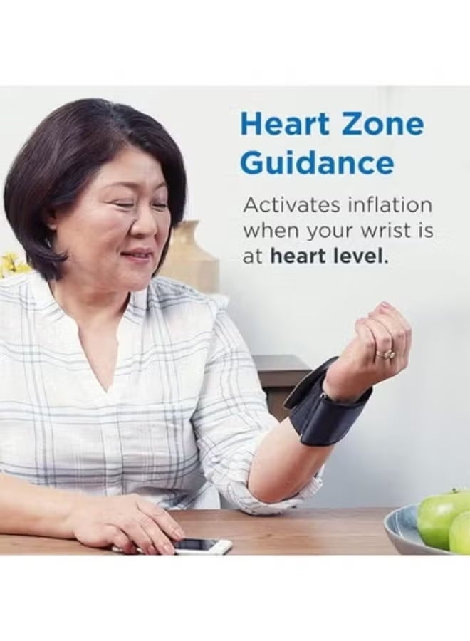 Digital Wireless Wrist Blood Pressure Monitor for Home Use, Automatic Blood Pressure Monitor with Bluetooth Connectivity, Memory Storage and Mobile App Support - Image 2