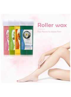 Renee Hair Removal Wax Gentle Non-Irritating Hot Depilatory Cream Wax Cartridge Beeswax Warmer for Women and Men (100g)  - Image 5