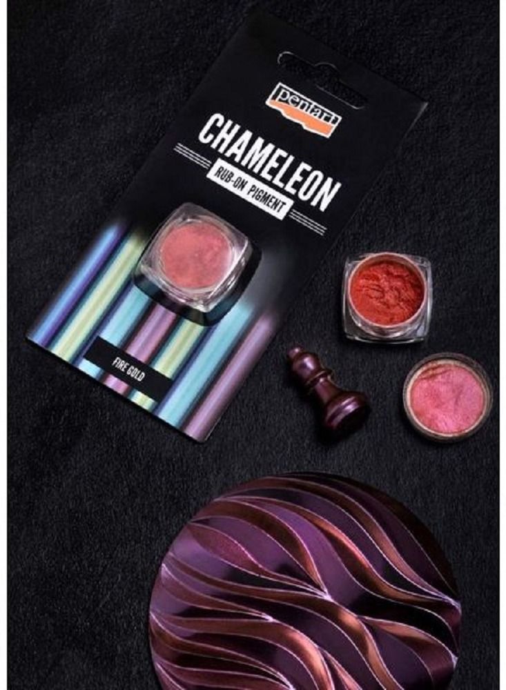 Pentart RUB ON PIGMENT CHAMELEON EFFECT FIRE GOLD