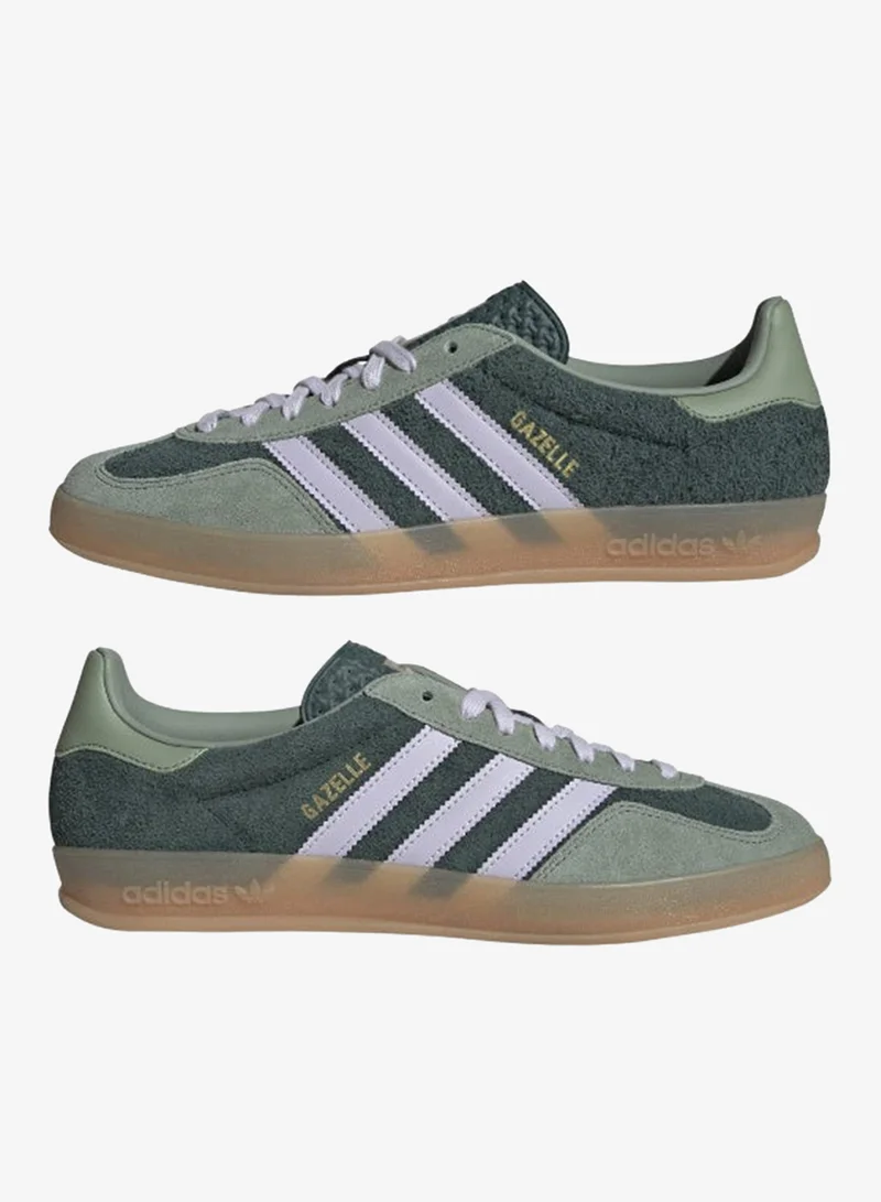 adidas Originals MINERGREE/SILDAW/SILGRN Gazelle Indoor Green Originals Shoes  | Best Price UAE