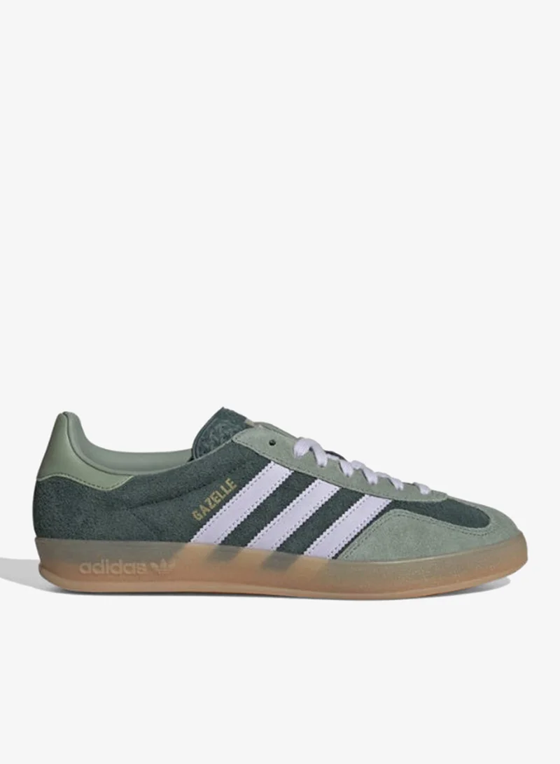 adidas Originals MINERGREE/SILDAW/SILGRN Gazelle Indoor Green Originals Shoes  | Best Price UAE