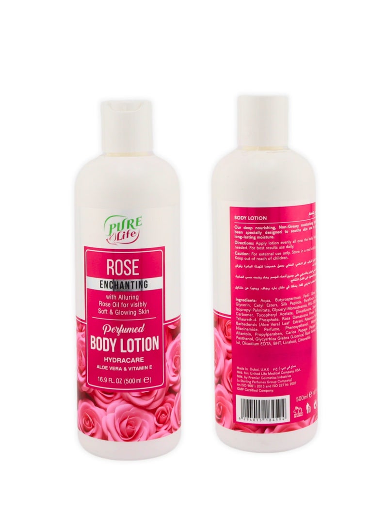 بيور لايف بيورلايف لوشن للجسم ورد 500 مللي - Image 5