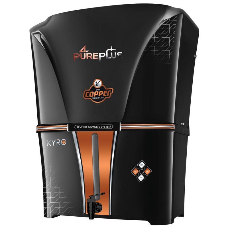 Pure Plus Copper RO Water Purifier with 10 Stage Purification Filtration,RO+UV, UF, TDS Adjuster and 12 Liter Storage Tank, Suitable for all type of water supply - Image 2
