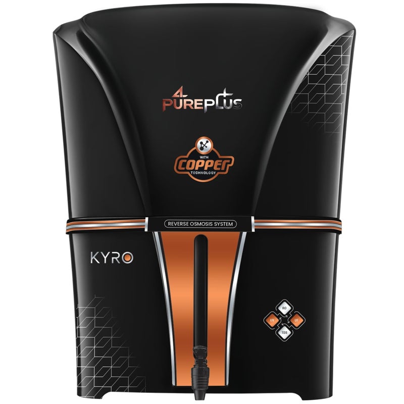 Pure Plus Copper RO Water Purifier with 10 Stage Purification Filtration,RO+UV, UF, TDS Adjuster and 12 Liter Storage Tank, Suitable for all type of water supply - Image 3