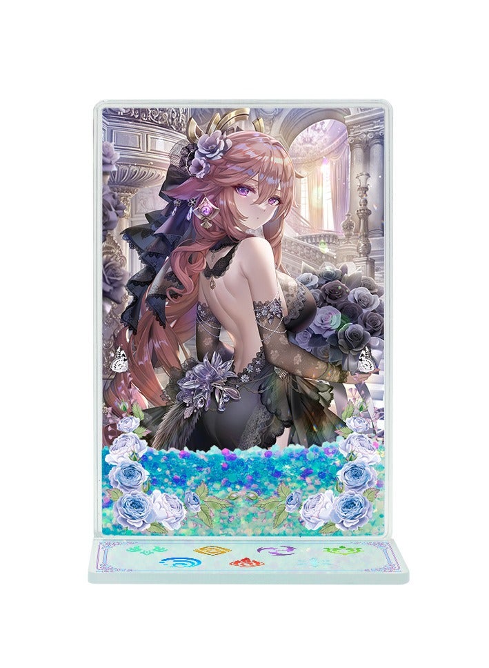 general Original Genshin God Impact Featuring YaeMiko, Son of Yaeigen God - Mobile Game Quick Sand Mahjong Tiles  - Image 2